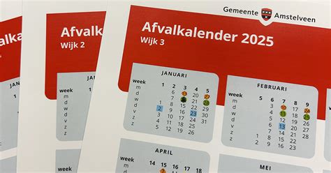 afvalkalender amstelveen